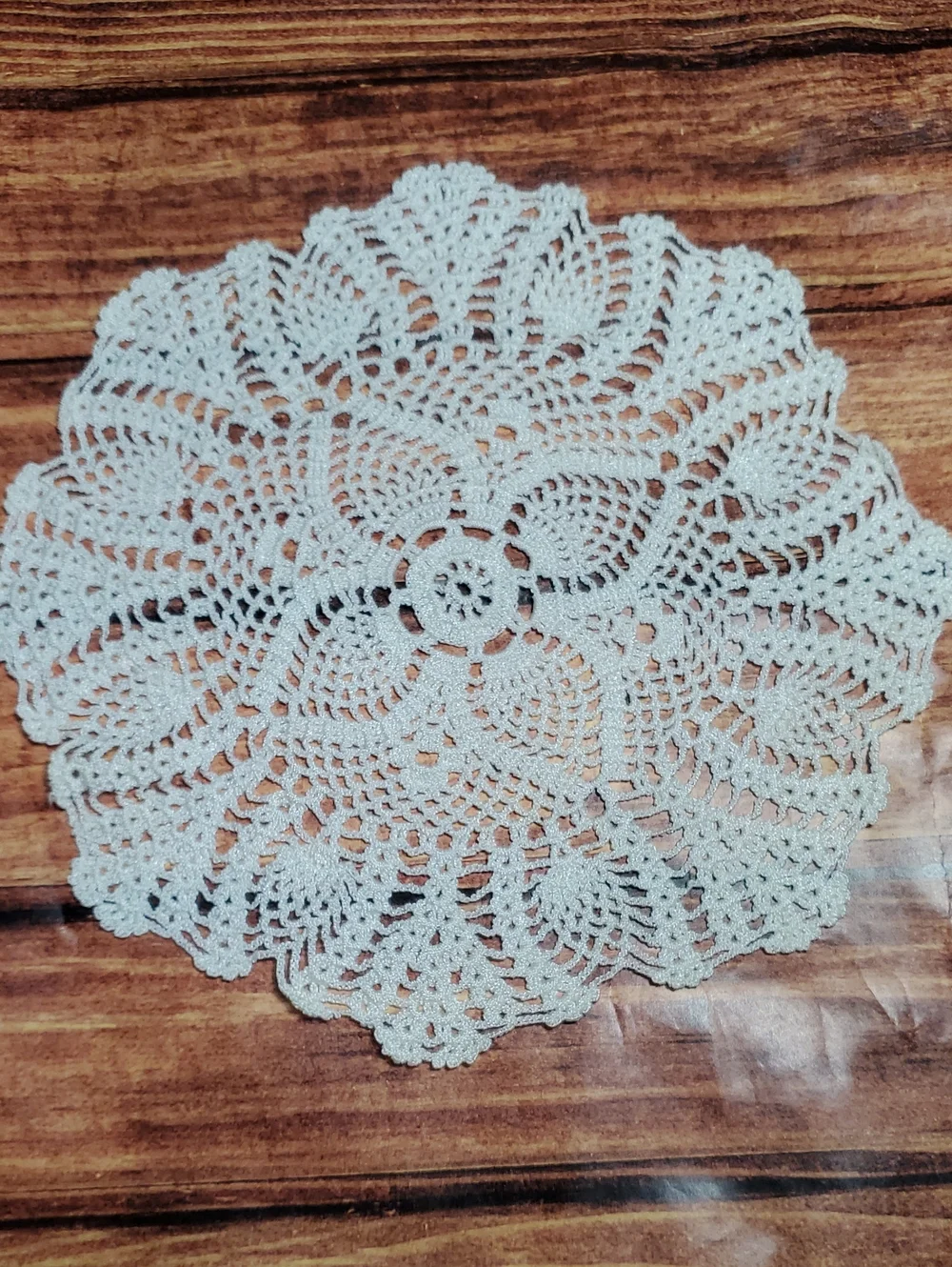 Handmade Cream Crochet Doily - Home Accents